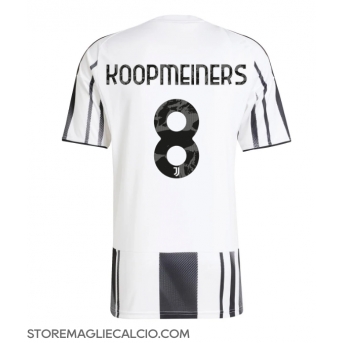 Juventus Teun Koopmeiners #8 Maglia Gara Casa Repliche 2025-26